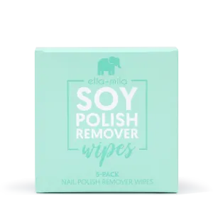 Soy Nail Polish Remover Wipes - Unscented