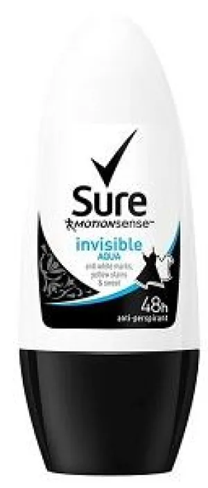 Sure Anti-Perspirant Deodorant Roll On Women Invisible Black & White 50 ml