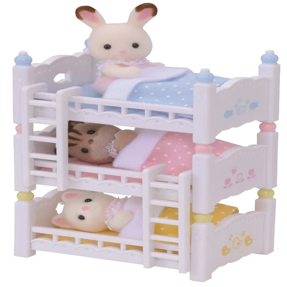 Sylvanian Families 4448 Triple Bunk Beds