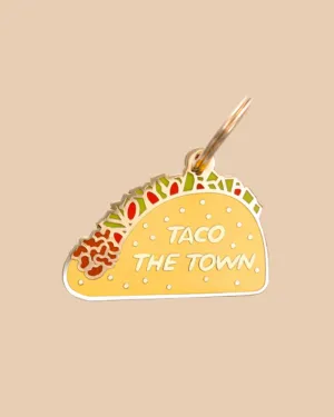 Taco The Town ID Tag (Custom/Drop-Ship)