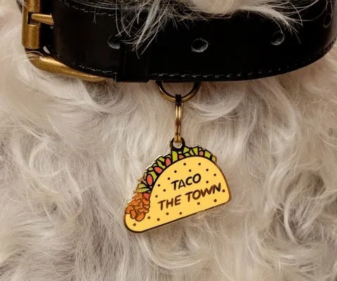 Taco The Town ID Tag (Custom/Drop-Ship)