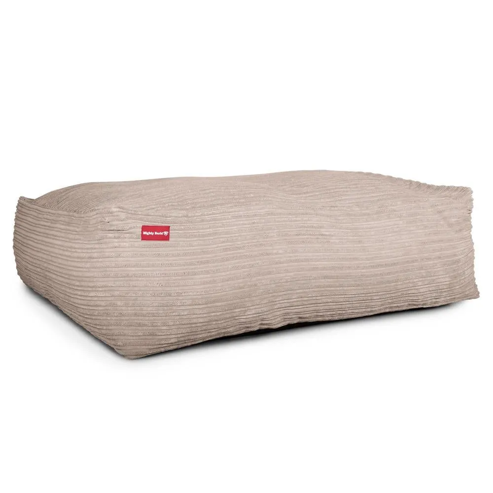 The Crash Pad Memory Foam Dog Bed - Cord Mink