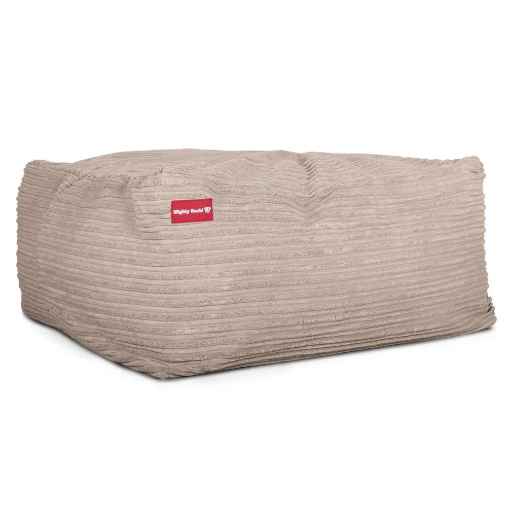 The Crash Pad Memory Foam Dog Bed - Cord Mink