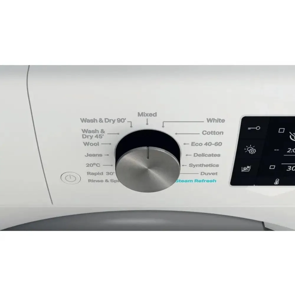 Whirlpool FFWDD1074269BSVUK 10kg/7kg Washer Dryer, 1400 rpm, 60cm Wide - White