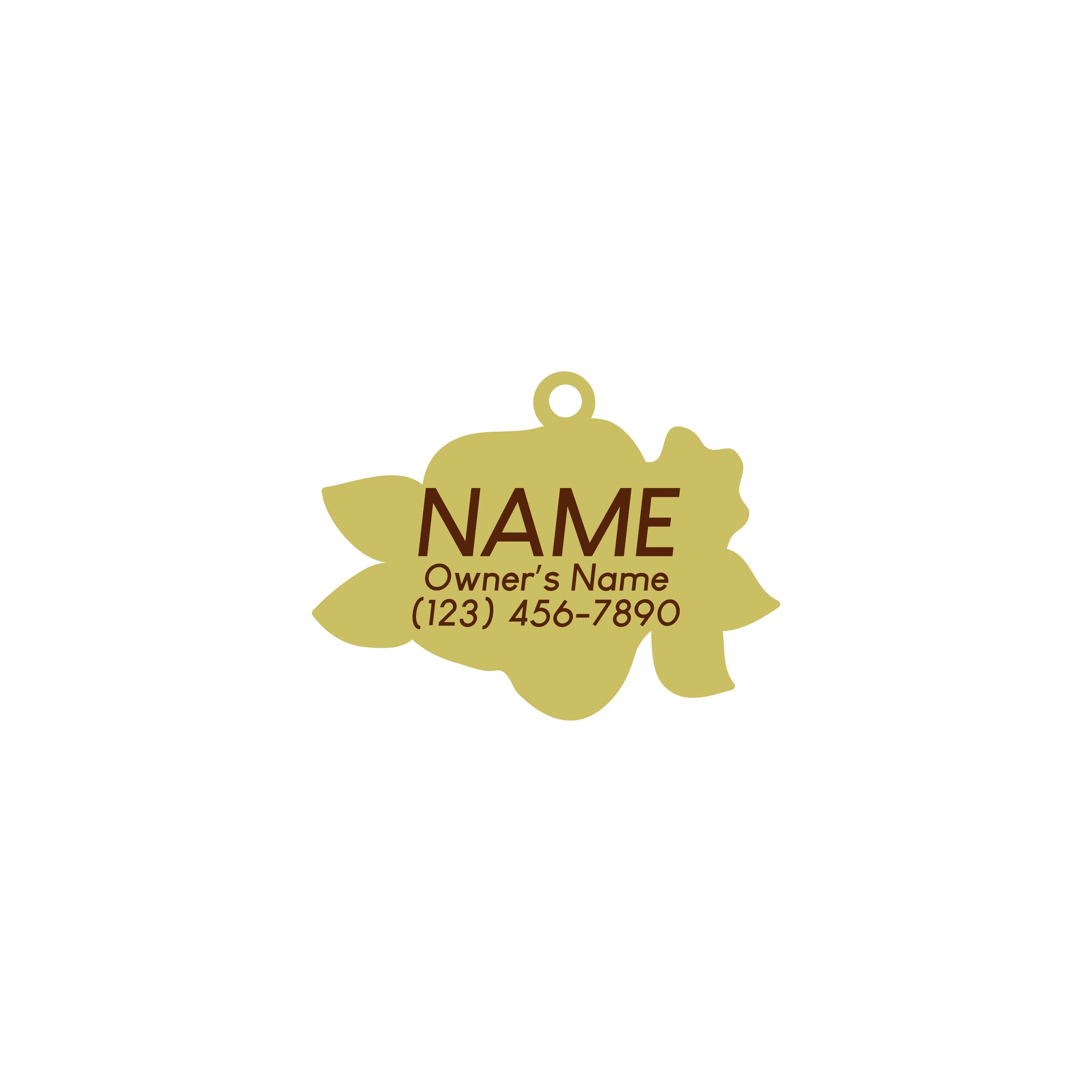 Wildflower ID Pet Tag (Custom)