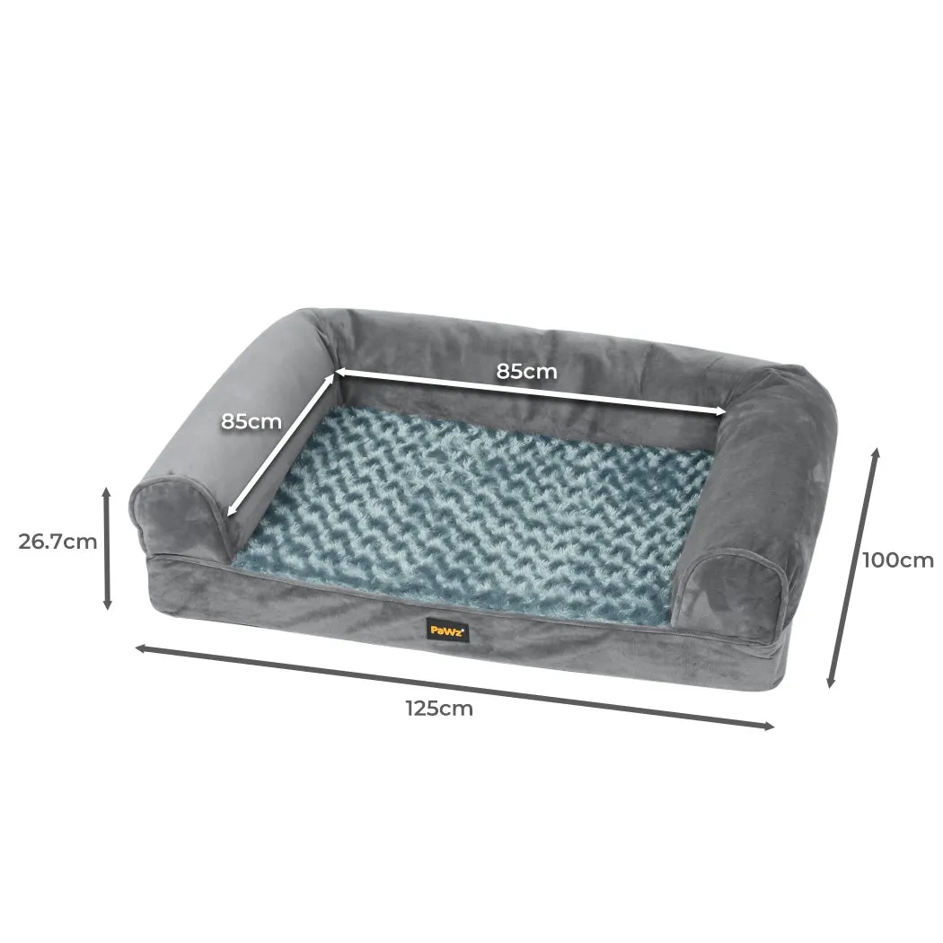 XXLarge Dog Beds Pet Sofa Bedding Soft Warm - Grey