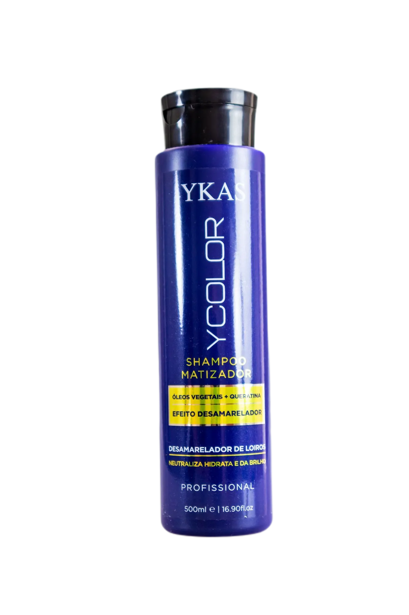 Ycolor Tinting Shampoo Keratin Vegetable Oil Anti Yellow Treatment 500ml - Ykas